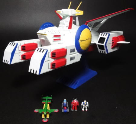1/1200 SCV-70 WHITEBASE(1980/12): 立体物