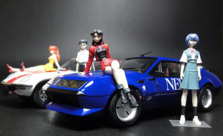 1/20 A310V6改 2015年型 with惣流・ｱｽｶ・ﾗﾝｸﾞﾚｰ 碇ｼﾝｼﾞ: 立体物